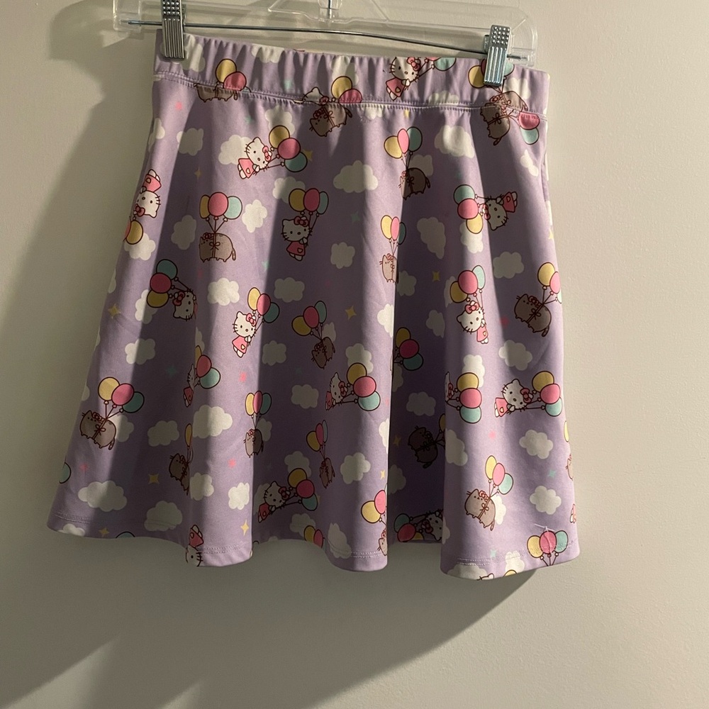 Hello Kitty Pusheen Lavender Skater Skirt